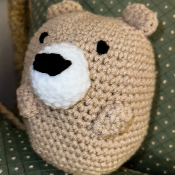 Crocheted Waffle the Chubby Bear! 🧸🐻 - Picture 3 of 9